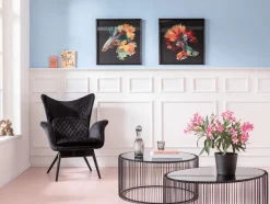 KARE Design Sohvapöydät*Wire Uno Sohvapöytä Musta Ø80cm