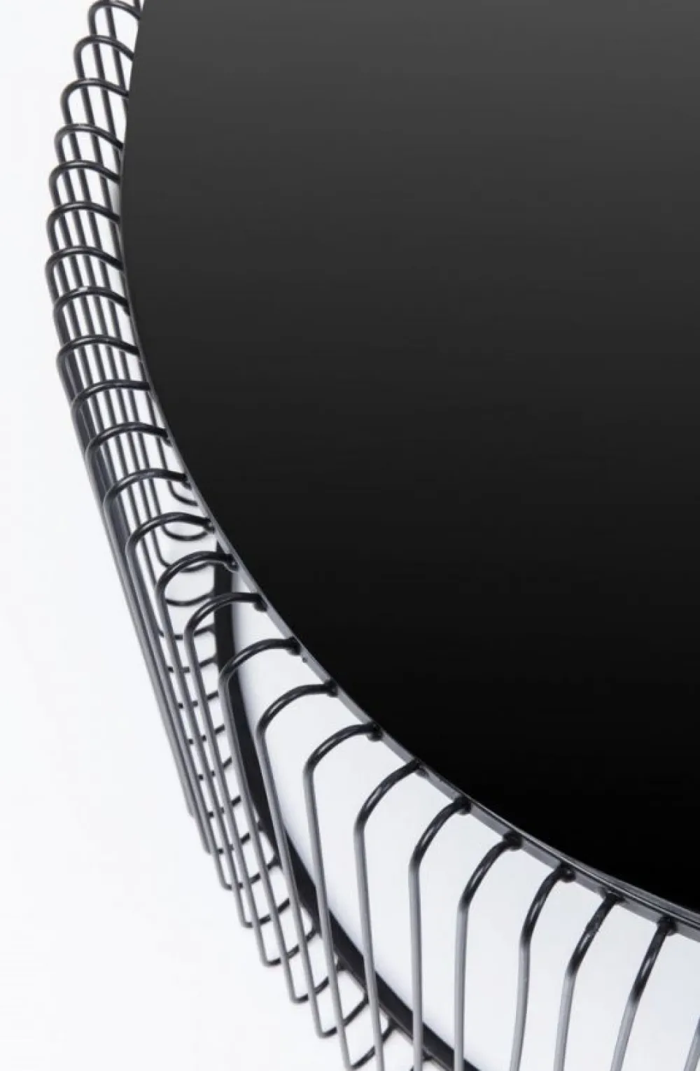 KARE Design Sohvapöydät*Wire Uno Sohvapöytä Musta Ø80cm