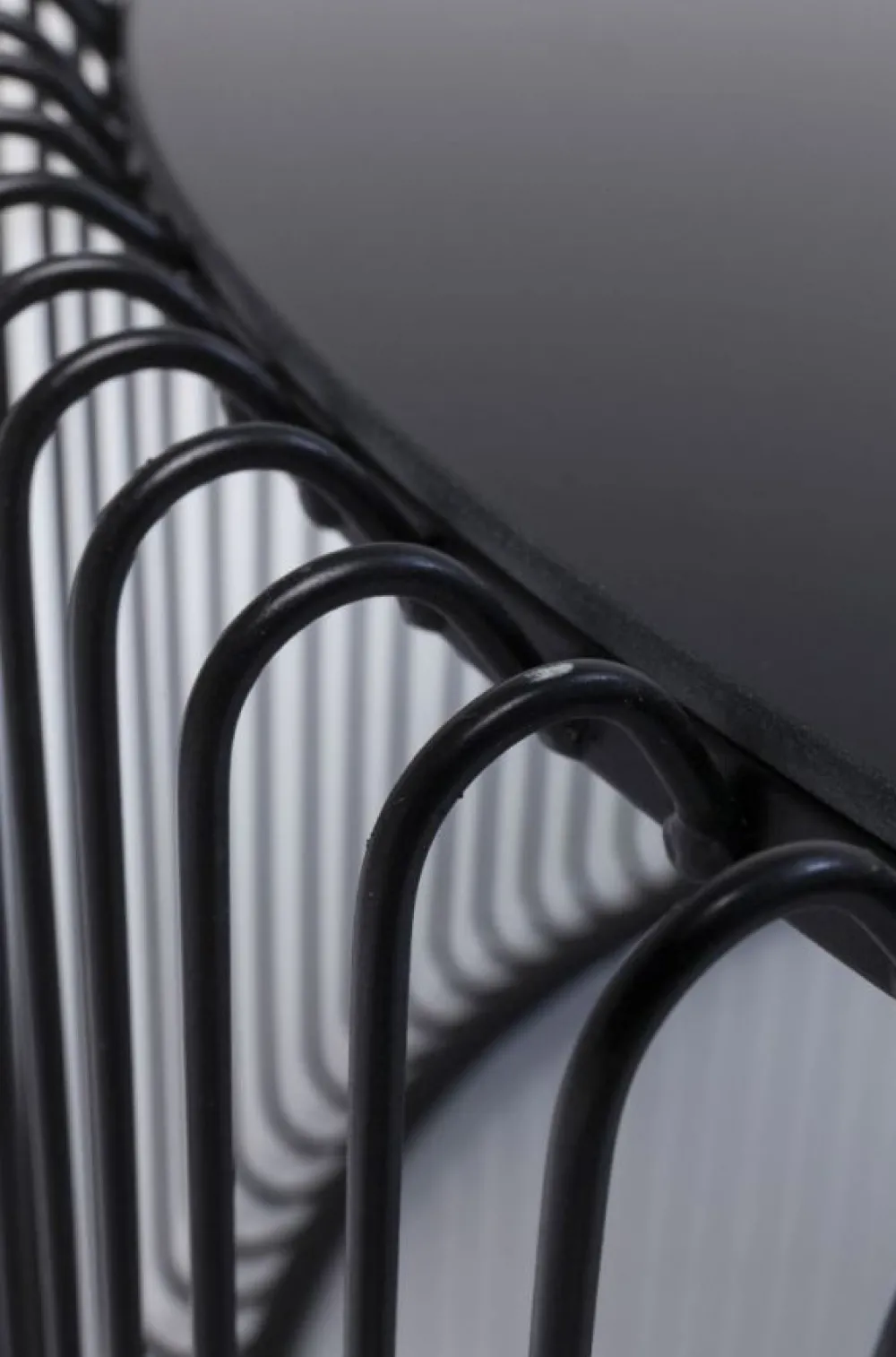 KARE Design Sohvapöydät*Wire Uno Sohvapöytä Musta Ø80cm