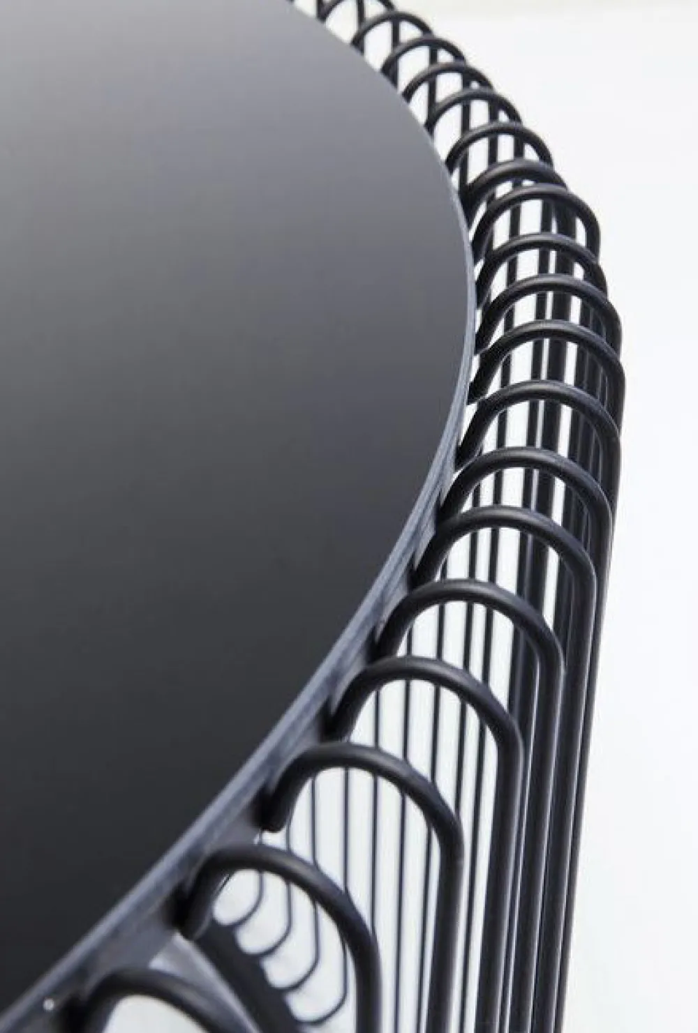 KARE Design Sohvapöydät*Wire Uno Sohvapöytä Musta Ø80cm