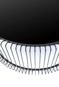 KARE Design Sohvapöydät*Wire Uno Sohvapöytä Musta Ø80cm