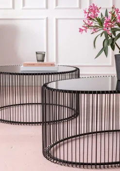 KARE Design Sohvapöydät*Wire Uno Sohvapöytä Musta 60x90cm