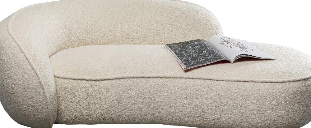 KARE Design Lepotuolit*Wonder Recamiere, Divaani, Sohva - Kermanvärinen 200cm