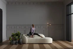 KARE Design Lepotuolit*Wonder Recamiere, Divaani, Sohva - Kermanvärinen 200cm