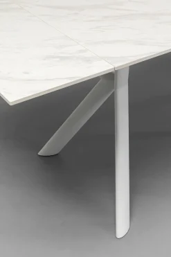 KARE Design Pöydät*Xenia Jatkettava Pöytä Valkoinen 140(+30+30)x80cm