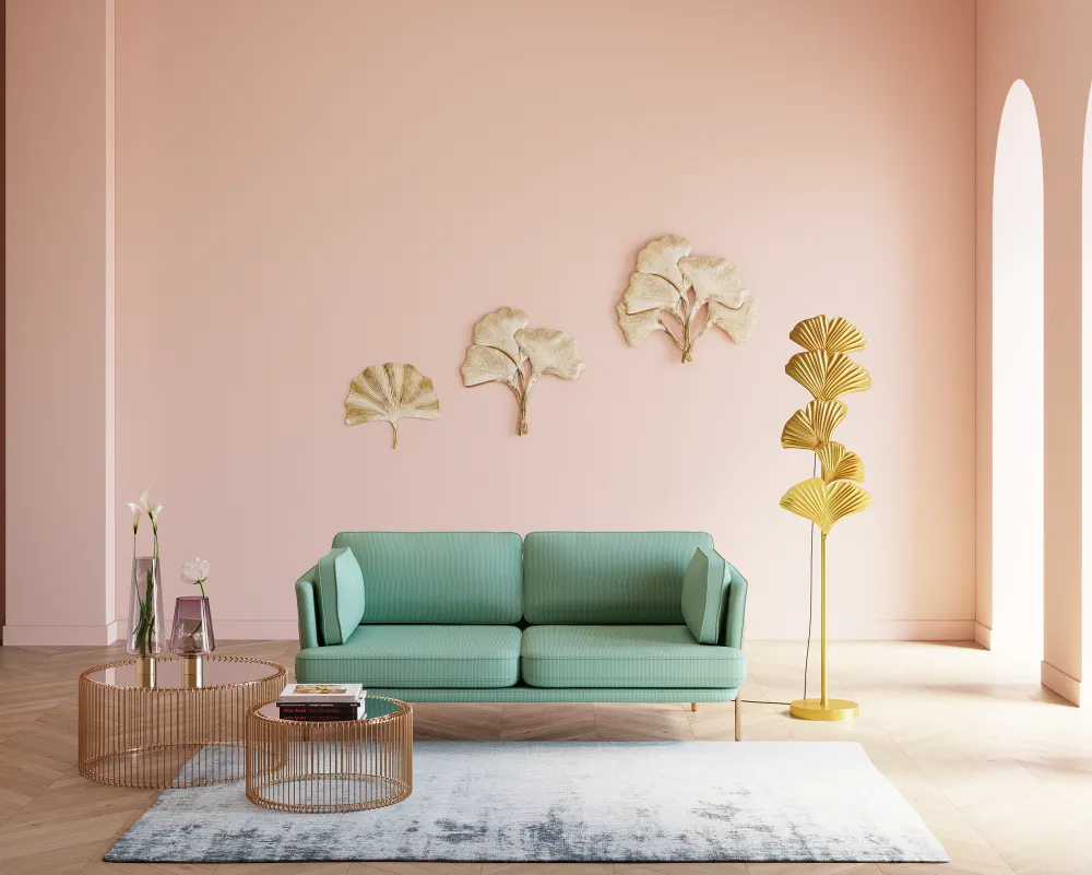 KARE Design Lattiavalaisimet*Yuva Lattiavalaisin, Kulta 160cm