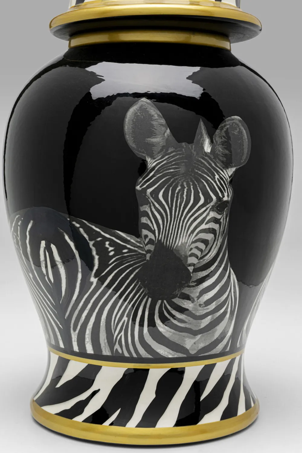 KARE Design Koriste-Esineet*Zebra Face Purkki 46cm