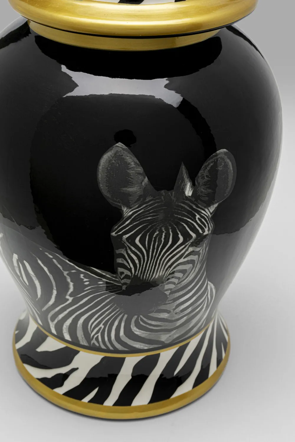KARE Design Koriste-Esineet*Zebra Face Purkki 46cm