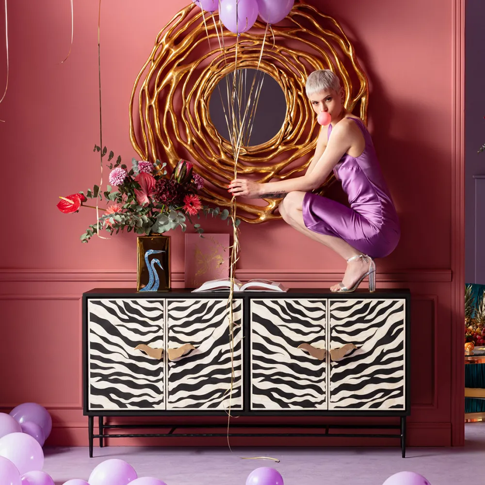 KARE Design Senkit|Olohuone*Zebra Senkki 160x80cm