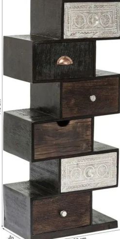 KARE Design Senkit|Olohuone*Zick Zack Finca Lipasto 6 Laatikkoa