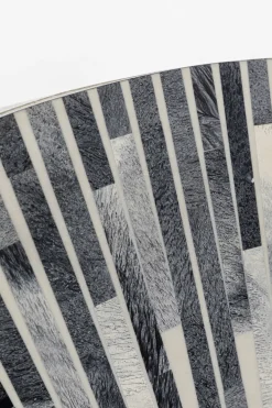 KARE Design Baarit*Zoom Baarikaappi - Pyöreä Muoto, Mustavalkoinen 100x160cm