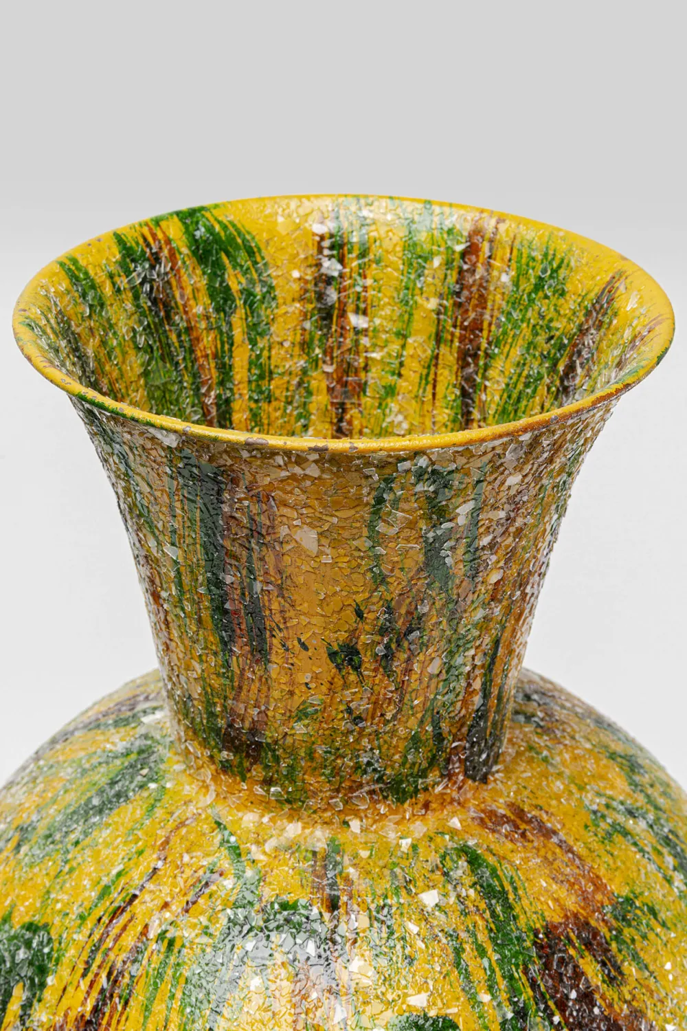 KARE Design Maljakot|Olohuone*Zumba Yellow Maljakko Keltainen 77cm